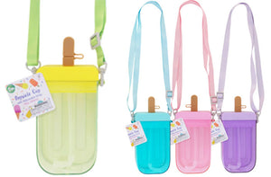 Popsicle Cup and Straw on Lanyard