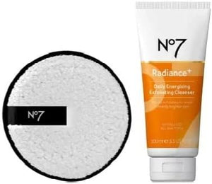 No7 Radiance+Daily Energising Duo Cleansing Gift Set
