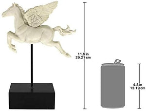 Pegasus The Horse of Greek Mythology Statue, Resin 6"x3"x11.5"H