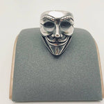 V for Vendetta Mask / Anonymous / Guy Fawkes Mask - Men's Ring - Various Sizes
