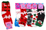CHRISTMAS FUZZY SOCKS (1 PAIR)