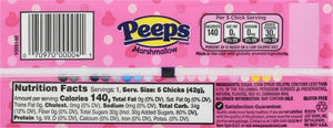 PEEPS Pink Marshmallow Chicks, Pack of 5 (Best By 06/2026, 08/2026)