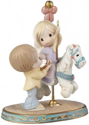 Your Love Makes My World Go Round Bisque Porcelain 6x4x7.7"H