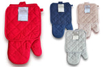 Oven Mitt and Hot Pad (Cotton) (2 PC)