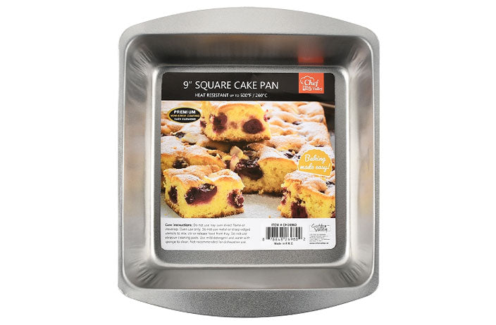 CAKE PAN (9") (SQUARE)