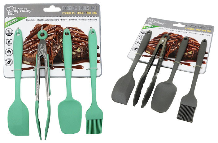 Silicone Kitchen Mini Utensil Set (4 PC)