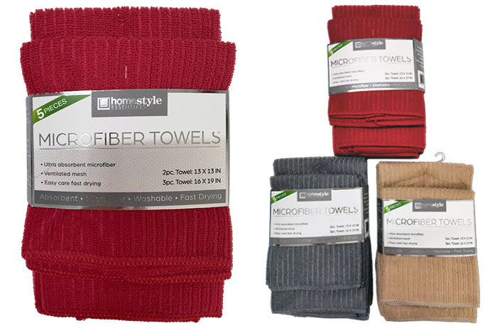 Microfiber Towel Set (5 PC)