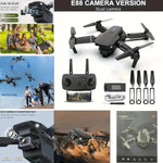 The E88 Camera Drone - Dual Camera Aerial Drone - Still Photos & Video