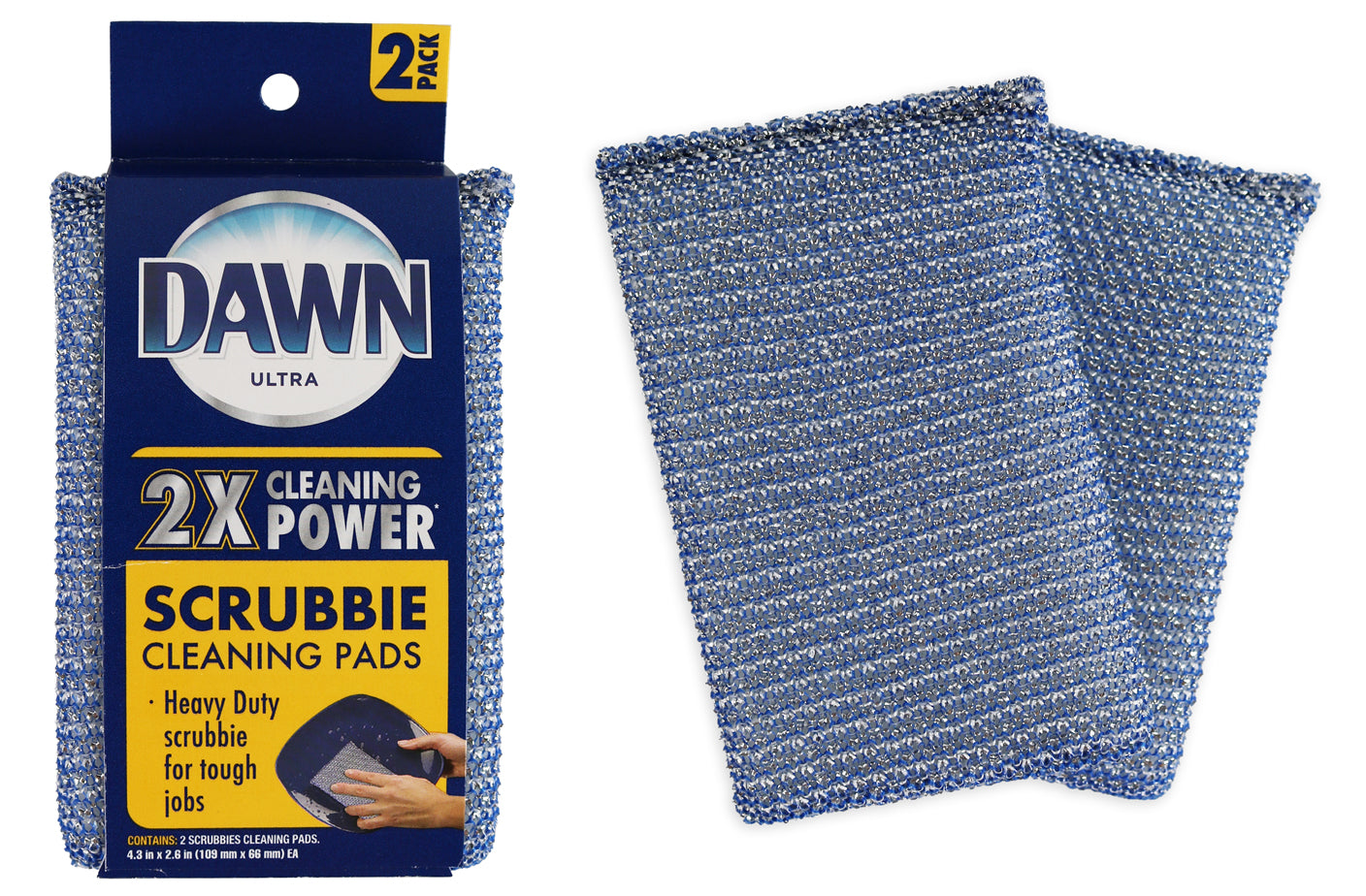 Dawn Scrubbie Sponge (2 PK)