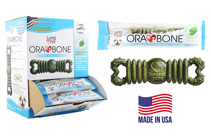DOG DENTAL BONE (MEDIUM) (MADE IN USA)