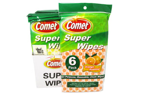 Scented Super Wipes (12" x 22") (6 PK)