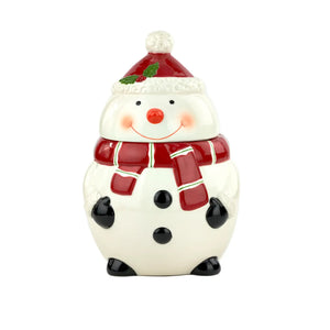 Holiday Cookie Jar-Snowman