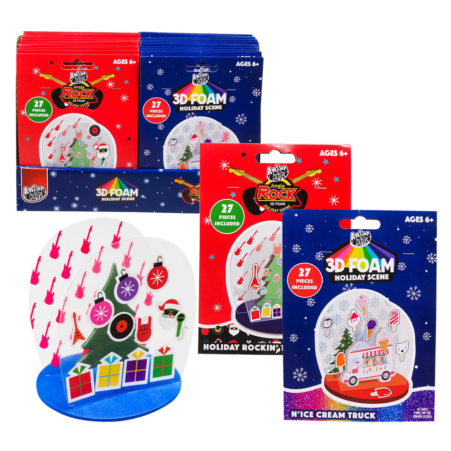 3D Foam Holiday Activity Set