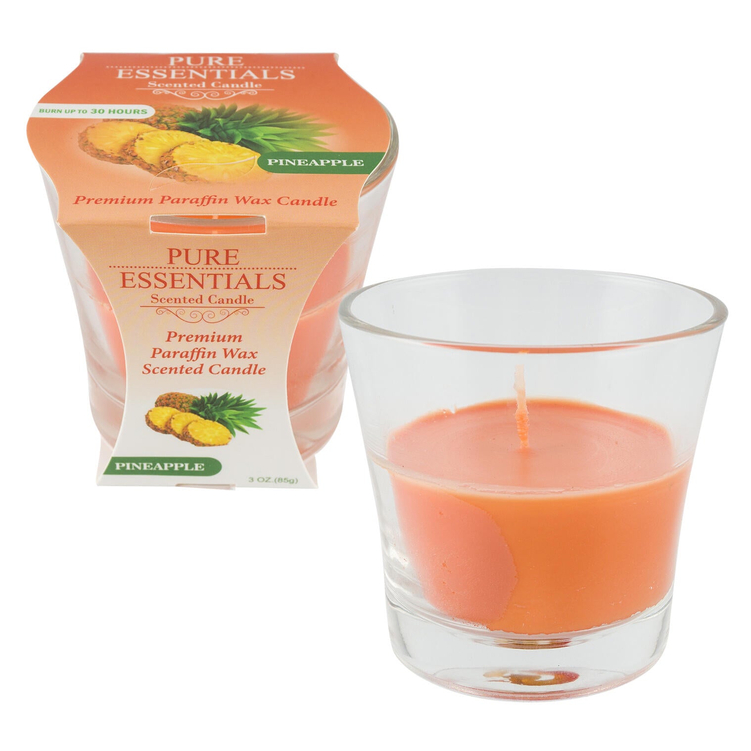Pineapple Candle Jar- 3oz