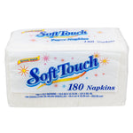Soft Touch Paper Napkin 180ct - 1-ply