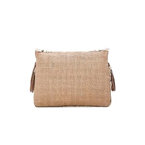 Women Shashi Clutch bag, Beige