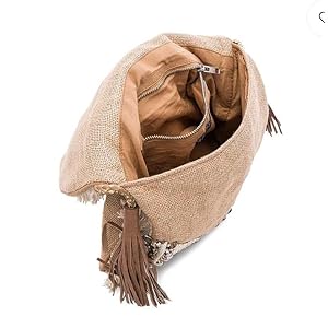 Women Shashi Clutch bag, Beige
