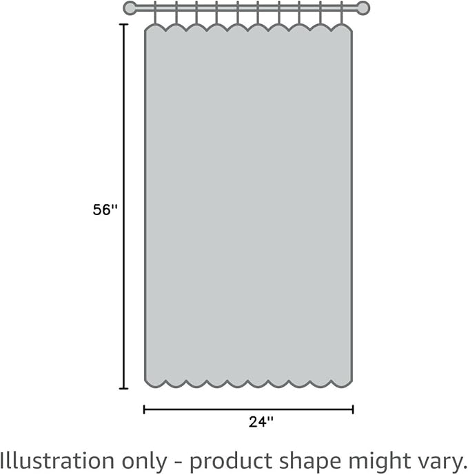 No. 918 Montego Casual Textured Semi-Sheer Grommet Kitchen Curtain Tier Pair, 56" x 24", Nickel