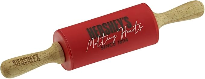 Silicone Rolling Pin – Non-Stick Mini Rolling Pin, 6-Inch, Red – Ideal for Baking, Dough, and Pastry Prep