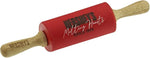 Silicone Rolling Pin – Non-Stick Mini Rolling Pin, 6-Inch, Red – Ideal for Baking, Dough, and Pastry Prep