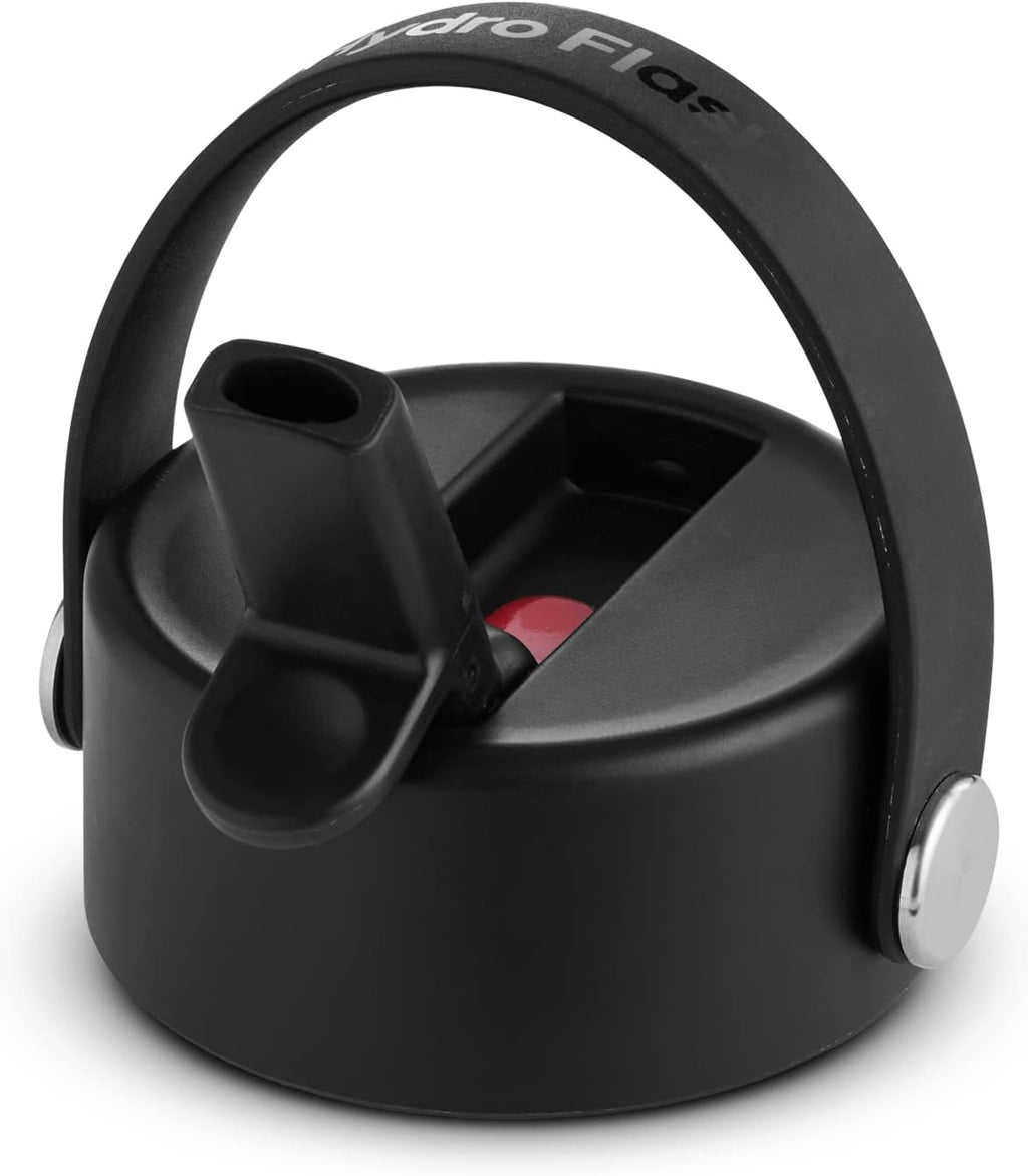 Hydro Flask Wide Mouth Leakproof Flex Straw Cap, Black