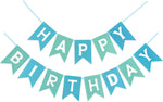 Happy Birthday Banner Backdrop Decoration Birthday sign for wall Party Supplies Backyard Decor Birthday Flag Bunting