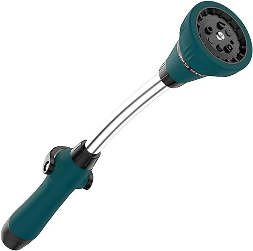 ColourWave 15" Ergonomic 8 Pattern Spray Wand Metal/Plastic Green