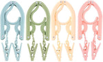Drying Rack Multi-Functional Plastic Clothes Hangers Travel Space Saving Foldable Hanger