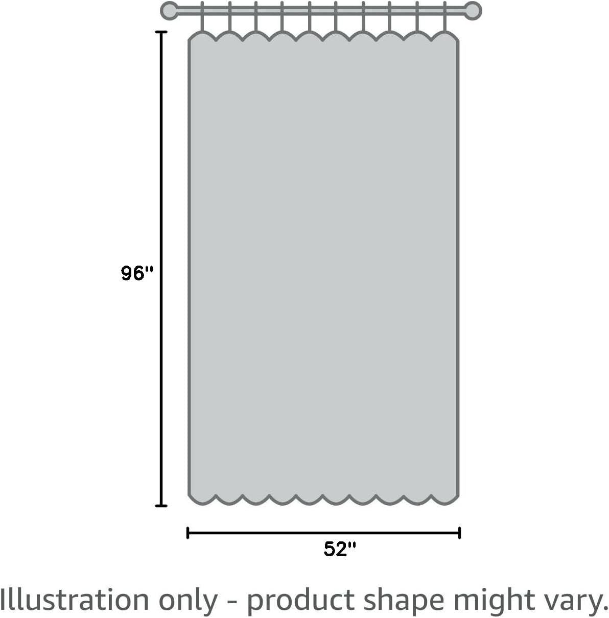 Grey Linen Textured Full Blackout Curtains 96 inches Long, Burlap Look Privacy Bedroom Curtains & Drapes Neutral Insulating Energy Saving Drapes for Living Room, W52xL96, Set of 2