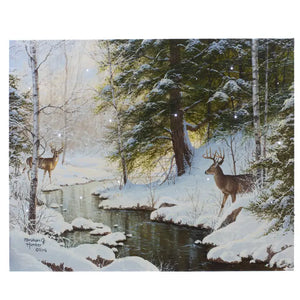 Light-up Wall Art-Deer Run