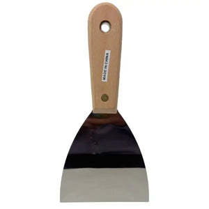 Putty Knife - 4" Light Wood Handled
