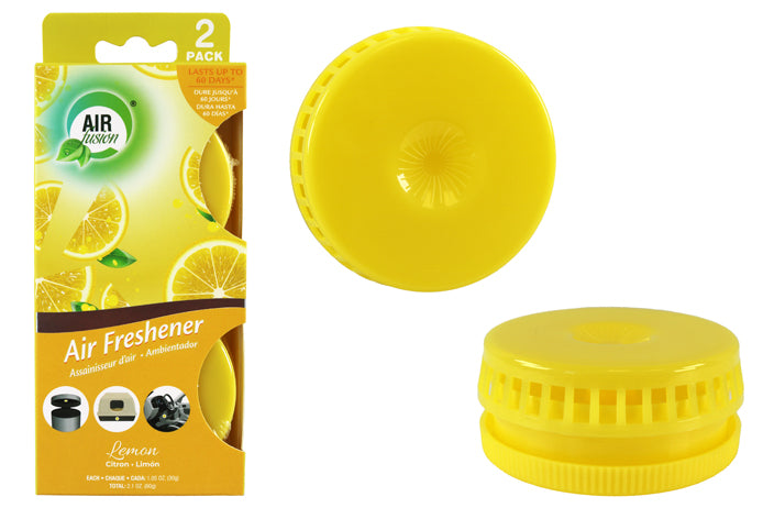 Air Fresheners (Lemon) (Adhesive) (2 PK)