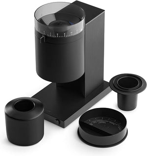 Fellow Opus Conical Burr Coffee Grinder - All Purpose Electric - Espresso Grinder with 41 Settings for Drip, French Press, & Cold Brew - Matte Black
