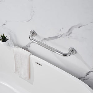 15.5" x 1" Diameter Anti Slip Safety Grab Bars For Bathtubs, Showers, Handicap Shower-2 Pack