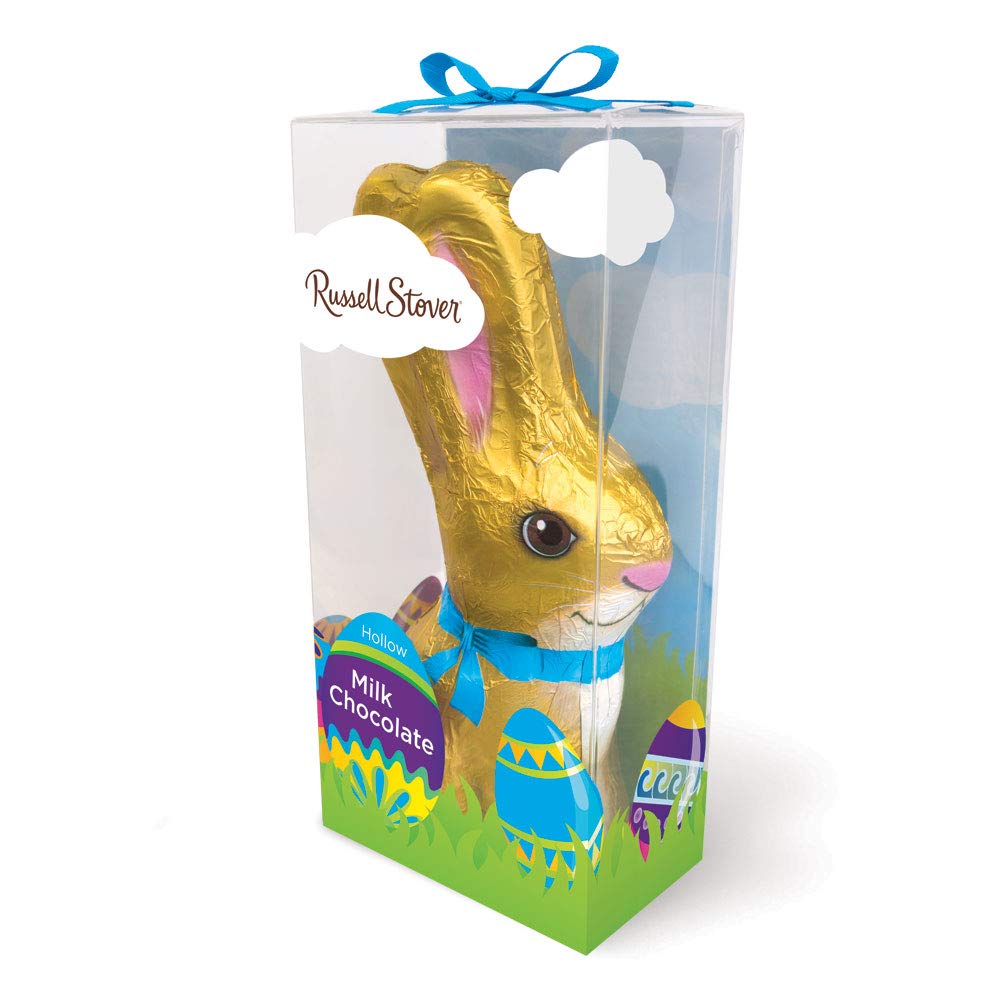 RUSSELL STOVER Easter Hollow Milk Chocolate Easter Bunny (Best By: 08/2025)
