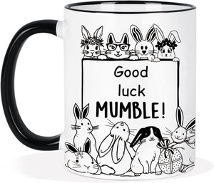 Easter Bunny Mug, Bunny Gifts for Women Men, Easter Coffee Mugs for Rabbit Lovers, Cute Rabbit Pattern Decoration, Ceramic Mugs 11oz, Microwave & Dishwasher Safe