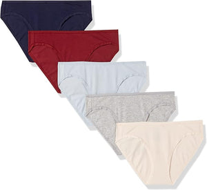Women's Cotton Bikini Brief Underwear XS (5 Pack)