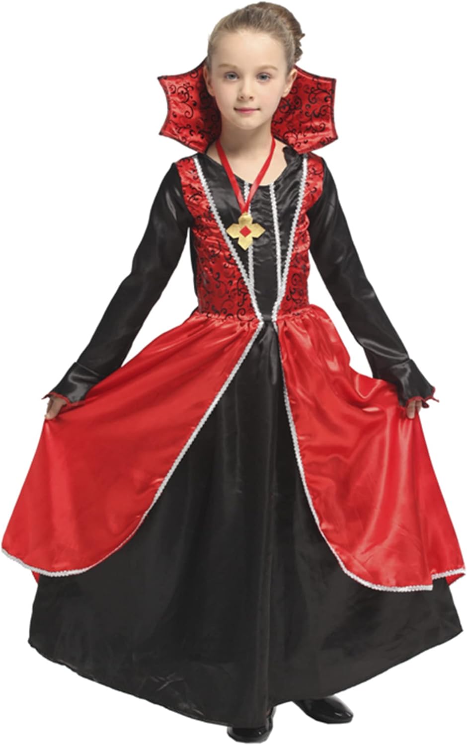 Vampire Costume for Girls Vampire Costume,Kids Vampire Costume Size Medium