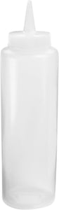 Fox Run Squeeze Bottle, 2.25 x 2.25 x 8.5 inches, Clear