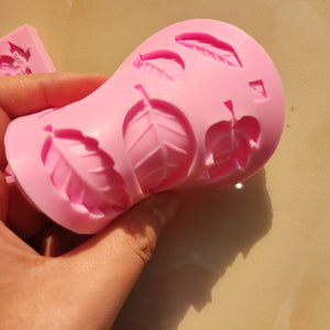 3D Leaves Fondant Chocolate Silicone Molds Candy Sugarcraft Cake Mold