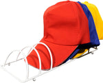 Baseball Cap Organiser, Hat Rack for 7 Hats,Sturdy Ball Cap Stand Organizer for Closet, Bedroom, Dresser, No Install Hat Holder for Closet(white)