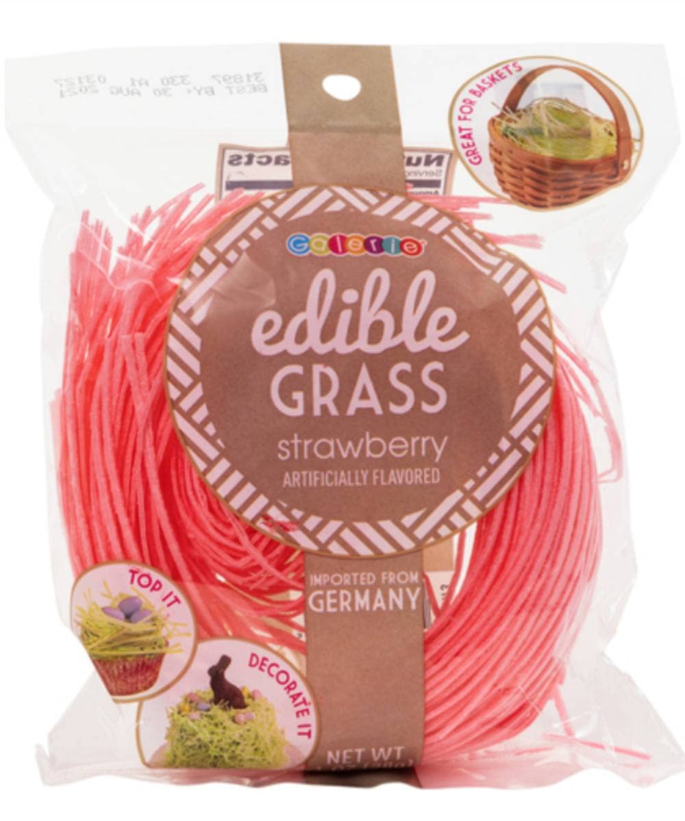 Edible Candy Easter Grass Strawberry (Best By: 8/30/27)