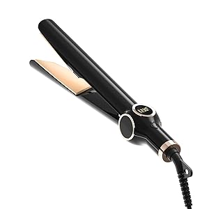 Hair Straightener and Curler 2 in 1,Flat Iron for Hair Styling:for All Hair Types and Lengths – Non-Damaging Ceramic Plates, Adjustable Temperature, Convenient Rotating Design