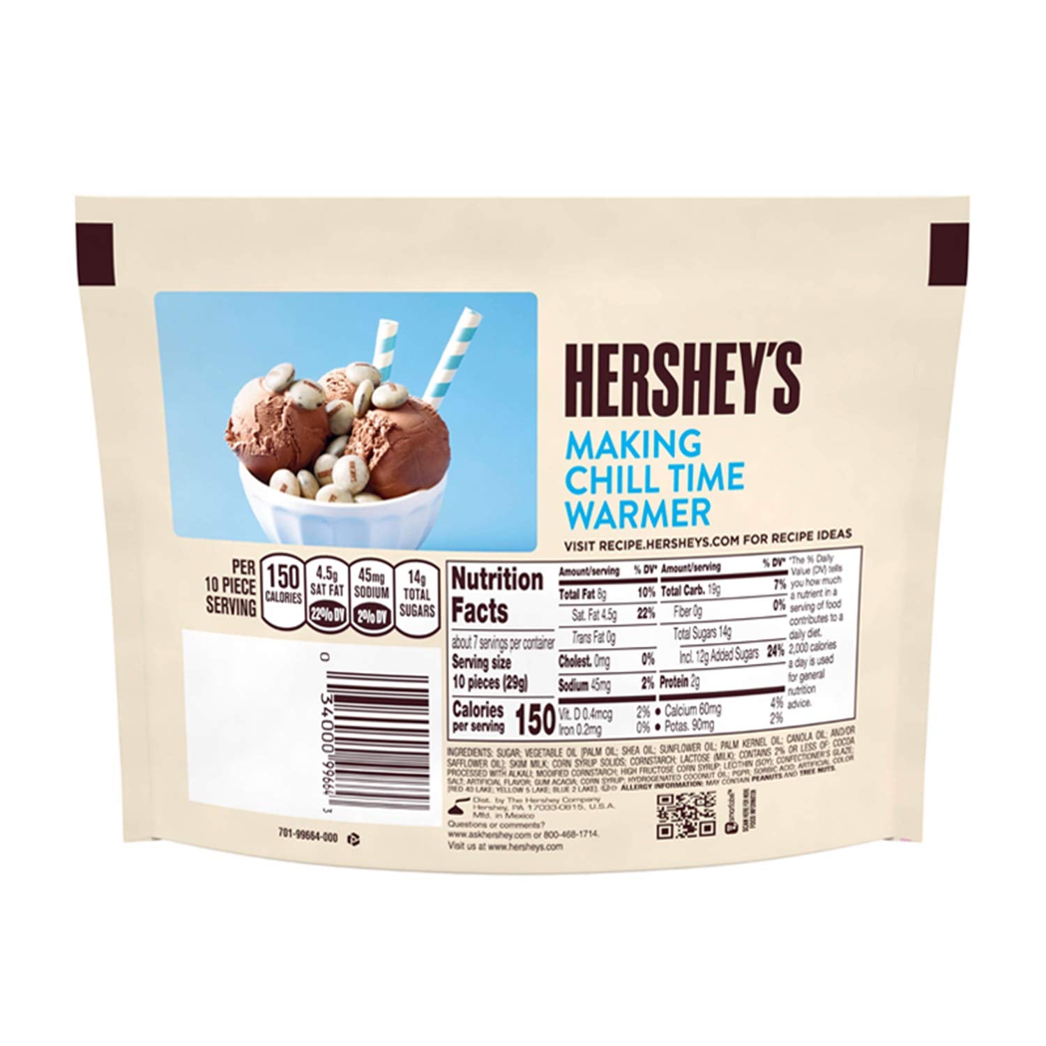 HERSHEYS DROPS COOKIES & CREAM DROPS 8 OZ (Best By: 06/2025)
