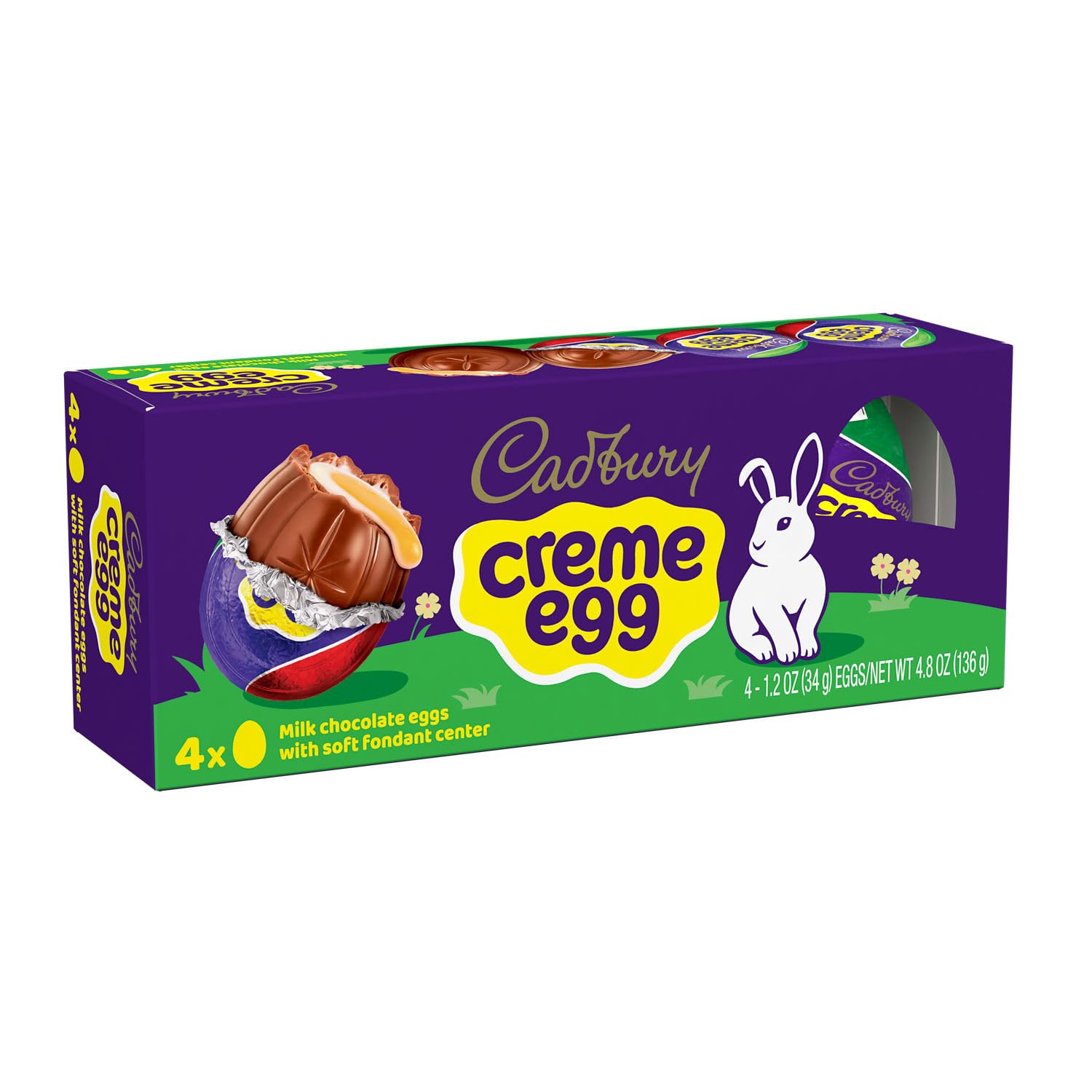 CADBURY CREME EGG 4 Pack-4.8 oz (Best By: 07/2025)