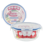 Mr. Handy Round Glass Food Container- 32.1oz