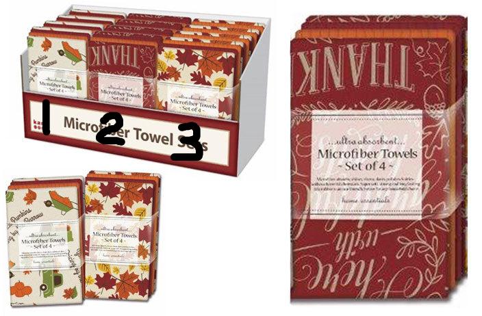 Harvest Microfiber Towels (4 PK)