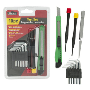 10pc Tool Set- Multicolor