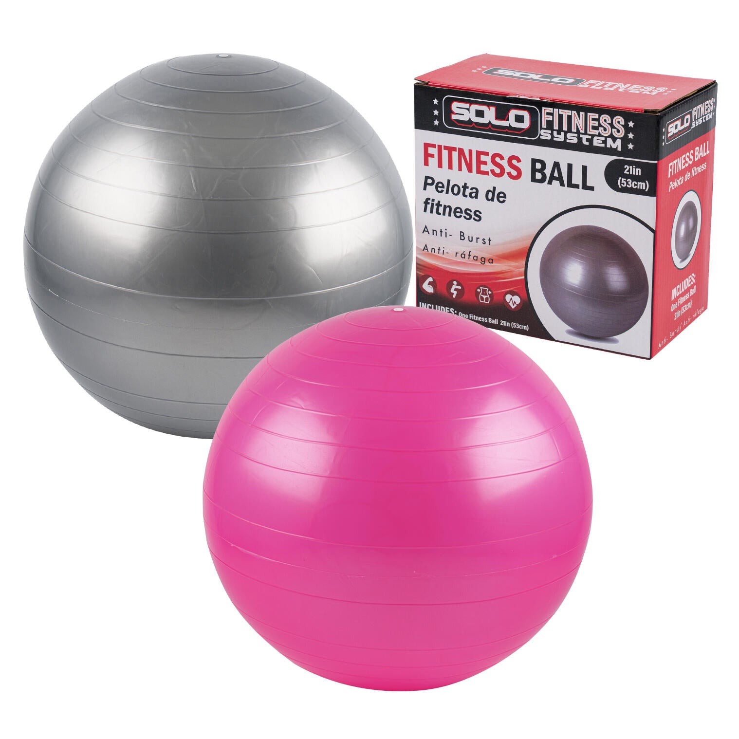 Fitness Ball- 21"- 2 Assortments
