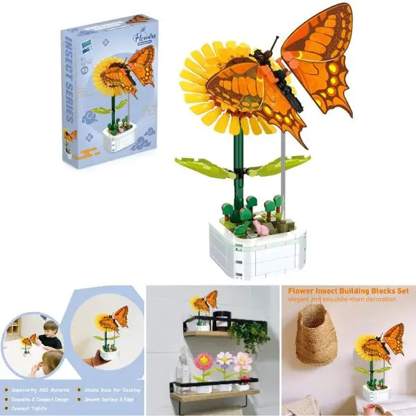 Zuanma STEM Toys - #103 - 103PC Sunflower Insect STEM Building Block Kits